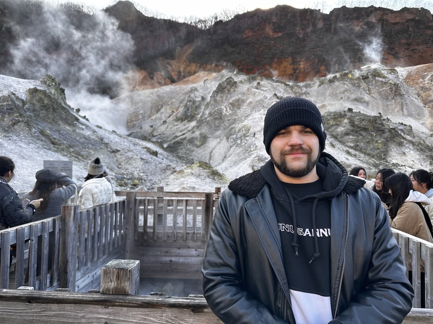 Geothermal Springs in Noboribetsu, Hokkaido, Japan.